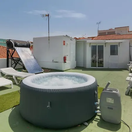 Con Terraza Y Jacuzzi Privada En Casa de hóspedes Maspalomas (Gran Canaria)